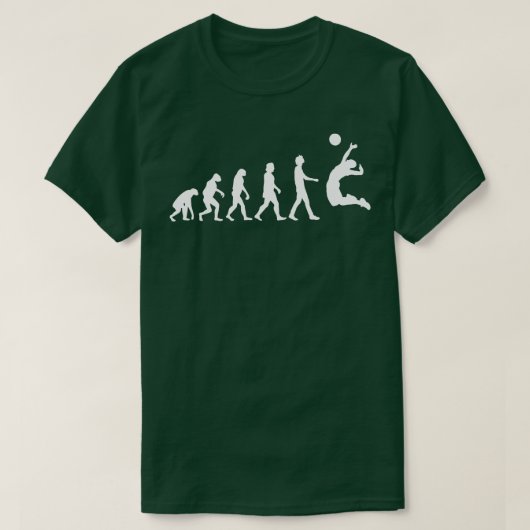 Volleyball Evolution T-shirt (Design voorkant)