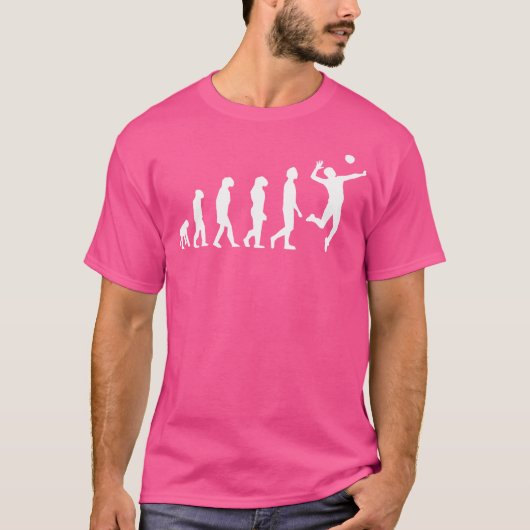 Volleyball Evolution T-shirt (Voorkant)