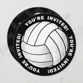 Volleyball Fan Kaart (Voorkant / Achterkant)