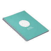 Volleyball Fan Notitieboek (Rechterzijde)