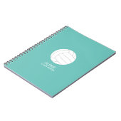 Volleyball Fan Notitieboek (Linkerzijde)