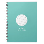 Volleyball Fan Notitieboek (Voorkant)