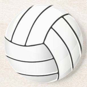 Volleyball Fan Zandsteen Onderzetter