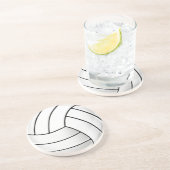 Volleyball Fan Zandsteen Onderzetter (Zijkant)