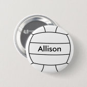 Volleyball Flair-Button Ronde Button 5,7 Cm (Voorkant /achterkant)