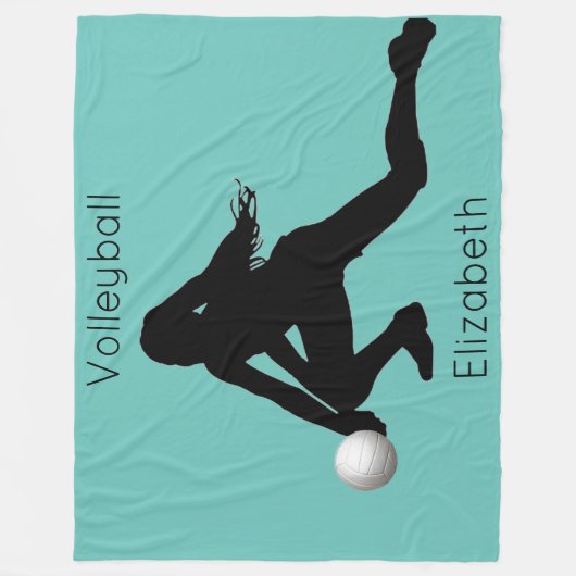 Volleyball Fleece Blanket (Voorkant)