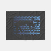 Volleyball Fleece Deken (Voorkant (Horizontaal))