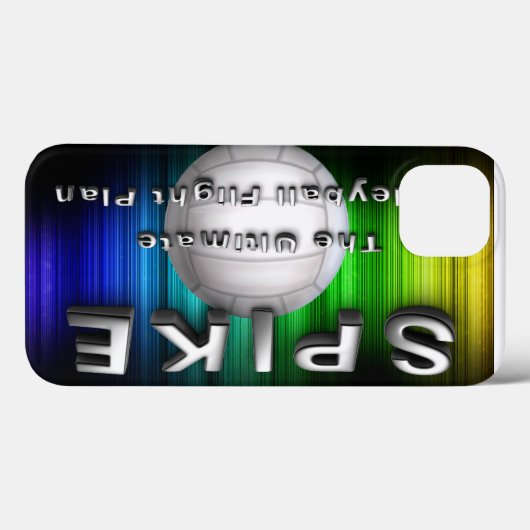 Volleyball Flight Plan Case-Mate iPhone Case (Achterkant (horizontaal))