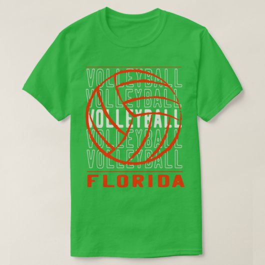 Volleyball Florida T-shirt (Design voorkant)