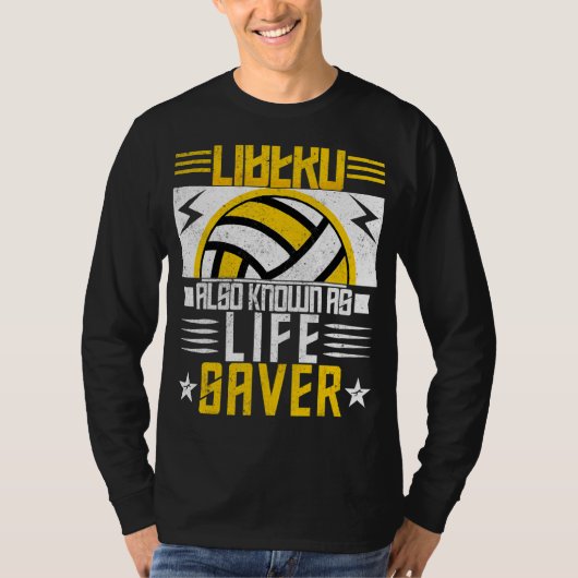 Volleyball for Men and Women Libero, ook bekend al T-shirt (Voorkant)