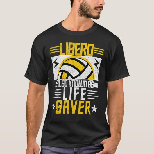 Volleyball for Men and Women Libero, ook bekend al T-shirt (Voorkant)