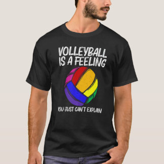 Volleyball For Men Women Volleyball Sport Player T-shirt