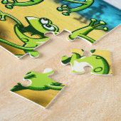 Volleyball Frog Legpuzzel (Zijkant)