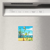 Volleyball Frog Magneet (Insitu (Vaatwasser))