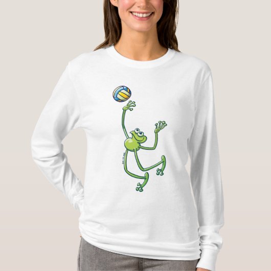 Volleyball Frog T-shirt (Voorkant)
