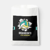 Volleyball Fun Birthday Boy Bedankzakje (Voorkant)