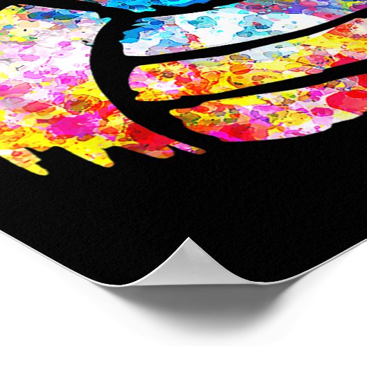 Volleyball Fun-cadeaus voor vaders moeders coach Poster (Hoek)