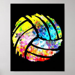 Volleyball Fun-cadeaus voor vaders moeders coach Poster