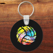 Volleyball Fun-cadeaus voor vaders moeders coach Sleutelhanger (Voorkant)
