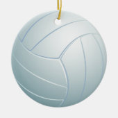 Volleyball Fun Sports Game-Feestdagen voor kerstmi Keramisch Ornament (Voorkant)