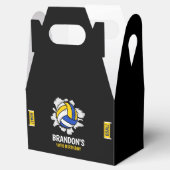 Volleyball Funny Birthday Boy Bedankdoosjes (Geopend)