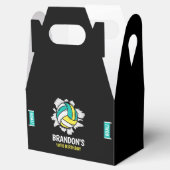 Volleyball Funny Birthday Boy Bedankdoosjes (Geopend)