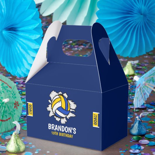 Volleyball Funny Birthday Boy Bedankdoosjes (Feest)