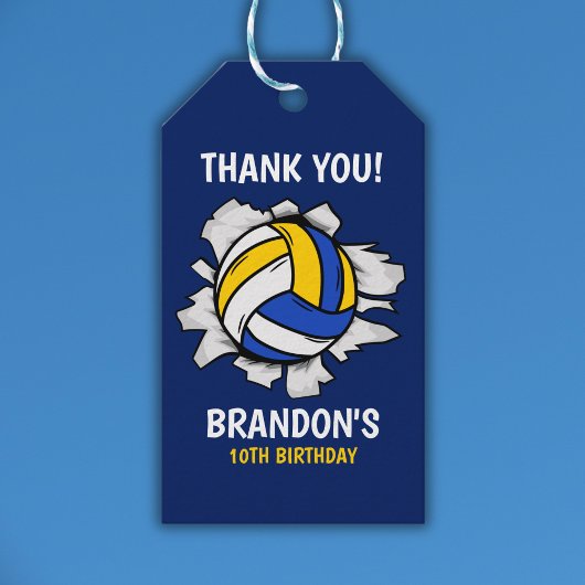 Volleyball Funny Birthday Kids Cadeaulabel