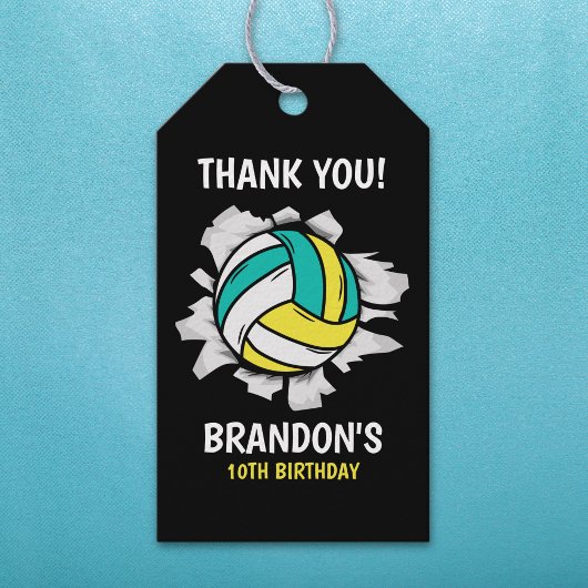 Volleyball Funny Birthday Kids Cadeaulabel