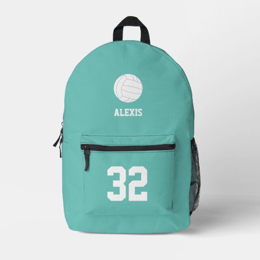 Volleyball Gepersonaliseerd Bedrukte Rugzak (Voorkant)