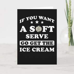 Volleyball Gift grappig Kaart