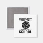 Volleyball Gift Ideeën | Volleybalteam Magneet (Voorkant / Achterkant)