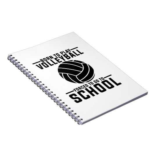 Volleyball Gift Ideeën | Volleybalteam Notitieboek (Rechterzijde)