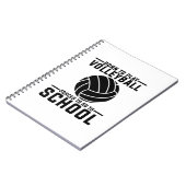 Volleyball Gift Ideeën | Volleybalteam Notitieboek (Linkerzijde)