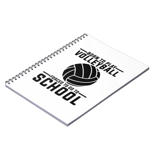 Volleyball Gift Ideeën | Volleybalteam Notitieboek (Linkerzijde)