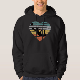 Volleyball Gifts for Teen Girls Retro  Hear Hoodie