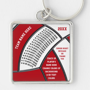 Volleyball Gifts voor Seniors Volleyball Coach Gif Sleutelhanger