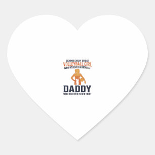 Volleyball Girl Daddy Vintage Gravure Shirt Desi Hart Sticker