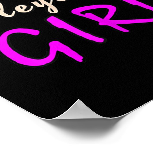 Volleyball Girl Poster (Hoek)