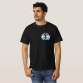 Volleyball Girl Retro T-shirt (Voorkant volledig)