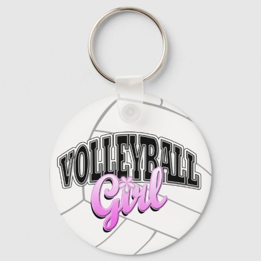 Volleyball Girl Sleutelhanger (Voorkant)