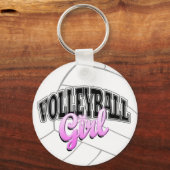Volleyball Girl Sleutelhanger (Voorkant)