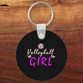 Volleyball Girl Sleutelhanger (Voorkant)