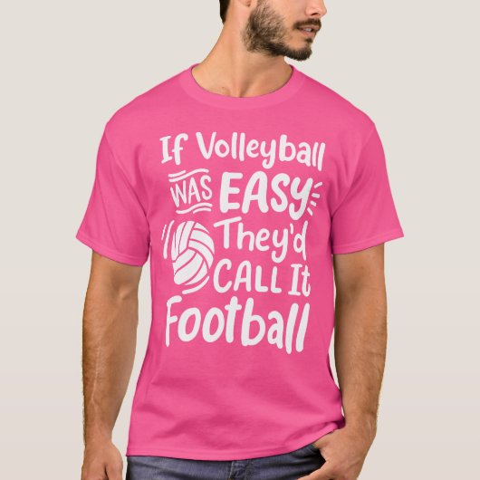 Volleyball Girl T-shirt (Voorkant)