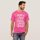 Volleyball Girl T-shirt (Voorkant volledig)