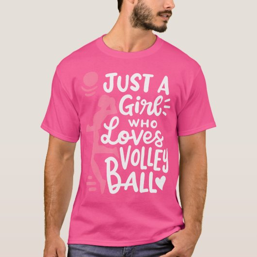 Volleyball Girl T-shirt (Voorkant)