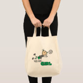 Volleyball Girl Tote Bag (Voorkant (product))