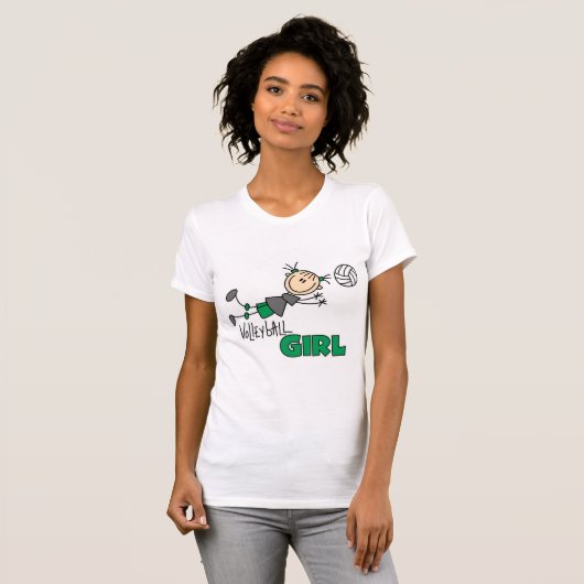 Volleyball Girl Tshirts en Gifts (Voorkant volledig)