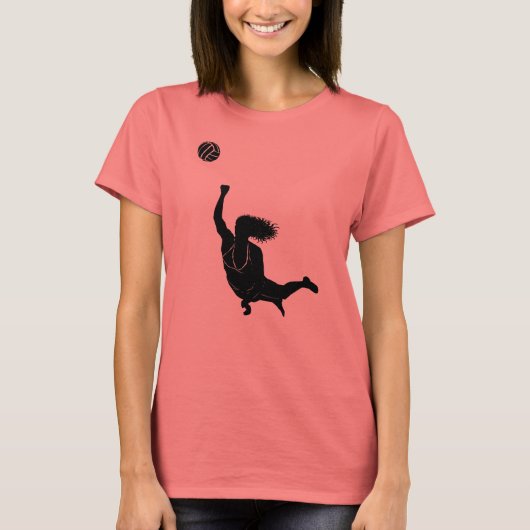 Volleyball Girl V T-shirt (Voorkant)