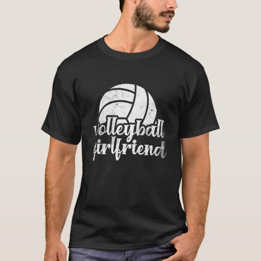 Volleyball Girlfriend Coach Fan Player  2 T-shirt (Voorkant)